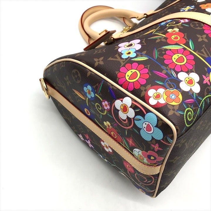 【ヴィンテージ感が粋】LOUIS VUITTON★Keepallショルダーバッグ Louis Vuitton x Takashi Murakami LV x TM Keepall Bandoulière