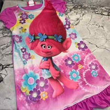 Trolls Girls Size 8 Polyester Nightgown