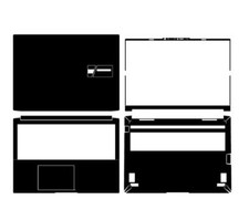 Laptop Sticker Skin Protector Guard For ASUS Vivobook Pro 15 OLED K6502