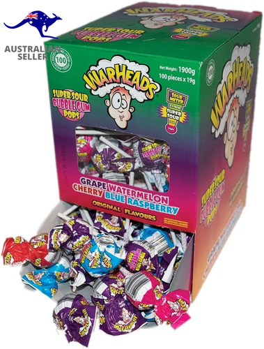 a Super Sour Gum Pops, 19G X 100 (Pack of 1) WBP - Picture 10 of 12