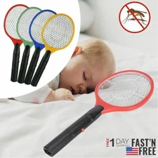 Handheld Electric Mosquito Fly Killer Swatter Zapper Pest Insect Tennis Racket
