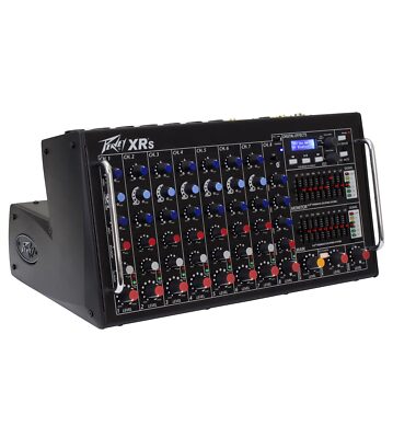 Peavey XR S 8 Channel Powered Mixer (1500W-Rack Mountable -FX -Phantom Power)