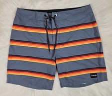 Hurley Men 30 Swim Trunks Beach Shorts Multicolor Adult