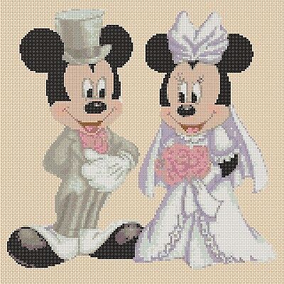 Minnie Mouse Cross Stitch Chart