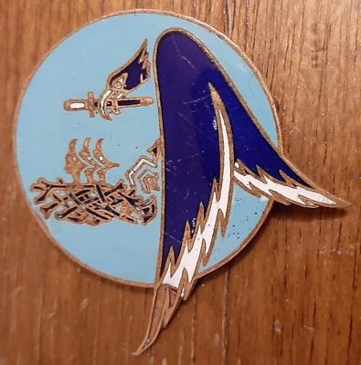1939 WWII Insigne Armée de l'Air ECOLE DE L'AIR Salon ORIGINAL MORET BADGE