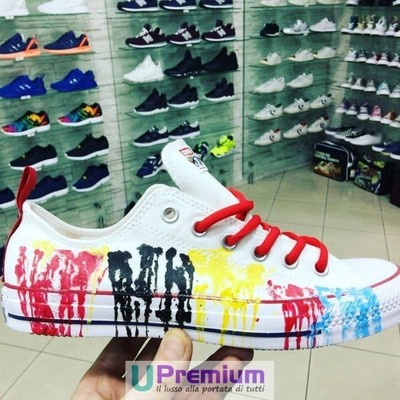 converse nere vernice