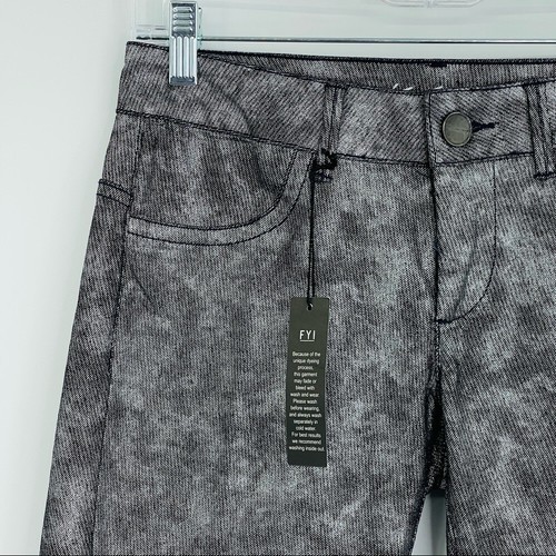 VS Siren Metallic silver skinny pants shiny Victoria’s Secret New women's size 4 - Picture 2 of 11