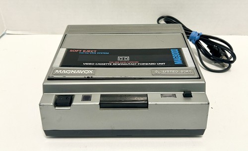 Magnavox Mag9000 VHS Cassette Rewind/Fast Forward Machine Vintage Tested Works - Picture 2 of 5
