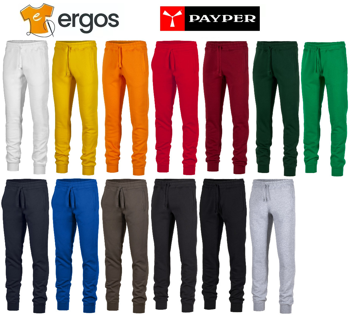 Payper JOIN Pantalone Garzato Felpa Tuta Cotone Running Palestra Calcetto Uomo