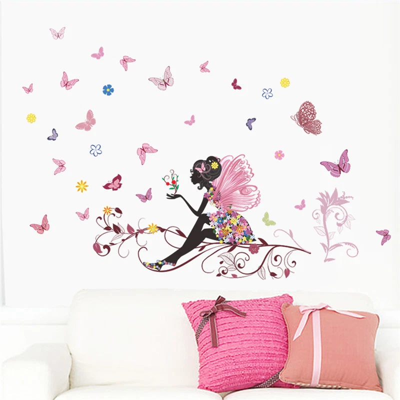 3D Removable Butterfly Wall Stickers for Wall, TV, Fridge - Pink,Green  Patterns