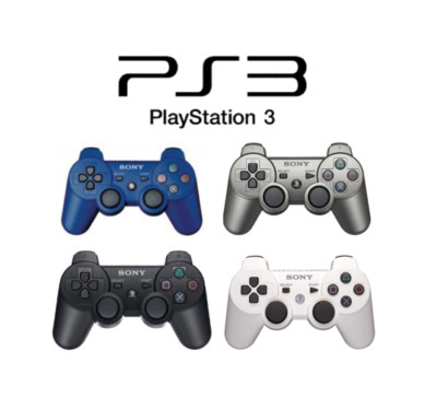 Original Sony Playstation 3 / PS3   Controller Dualshock3 sixaxis weiß schwarz