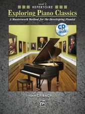 Exploring Piano Classics Repertoire Level 2 MUSIC BOOK/CD METHOD NEW ON SALE
