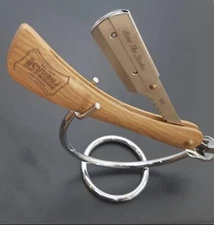 Proraso Shavette Shaving Straight Razor & Stand Set ( Save The Barber) Gift Man