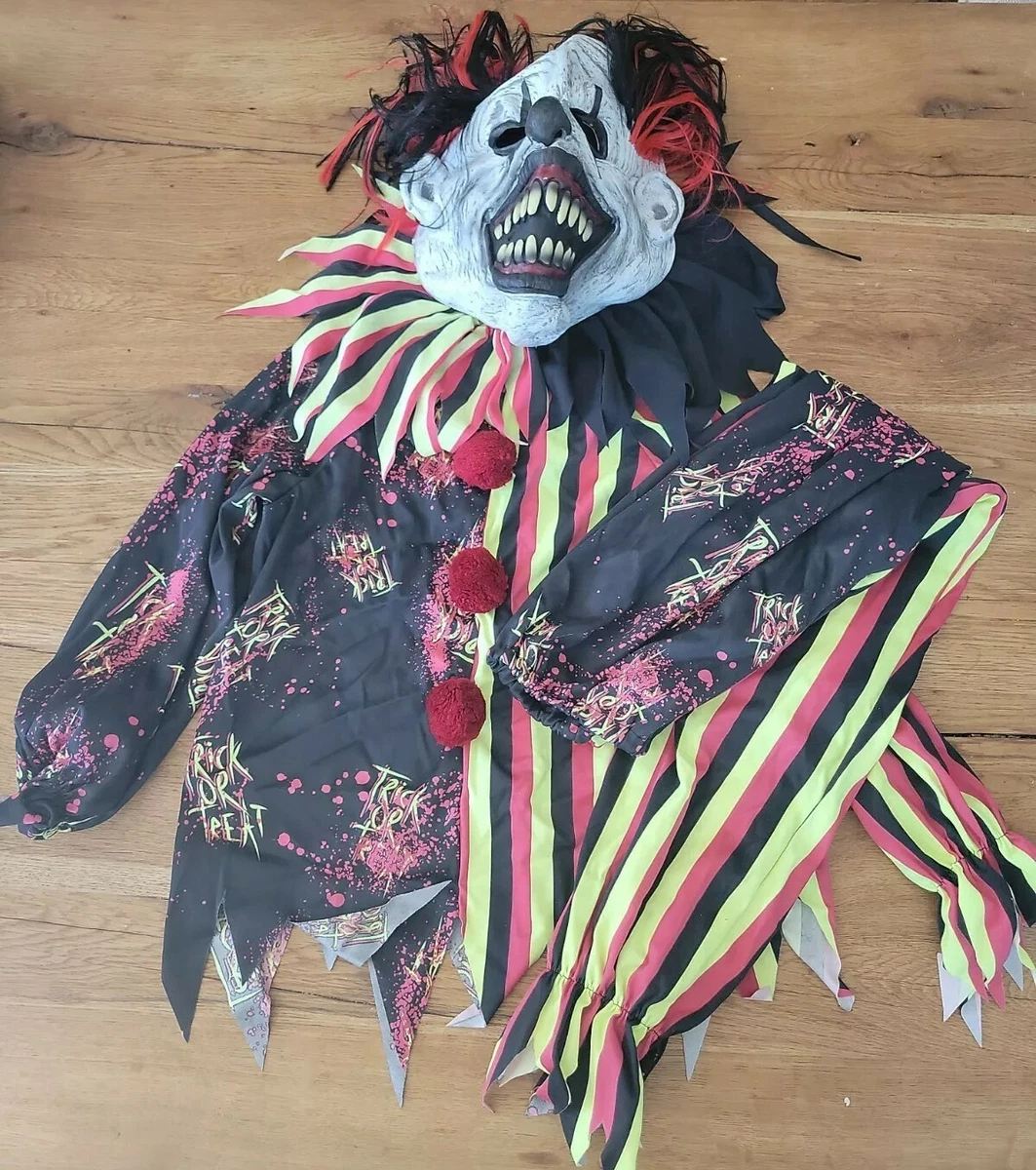 Scary Boys Clown Costume Halloween eBay