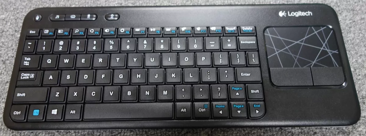 Logitech K400 Wireless Keyboard with Built-In Multi-Touch Touchpad no receiver 97855074928 eBay