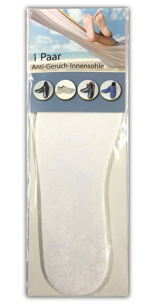 2 Pair Anti Smell Insoles Fresh Insole Can Be Cut to Size Shoe Insoles