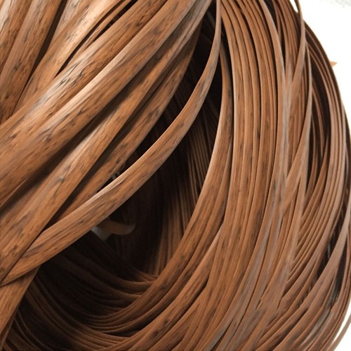 10M Brown Plastic Rattan Flat Ribbon Weave Cane Webbing Repair Chair Material - Picture 2 of 6