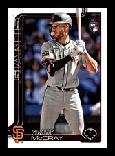 GRANT MCCRAY ⚾ 2025 Topps Series 1 RC Rookie #213 San Francisco Giants
