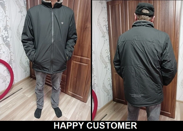 CHAMARRAS Chaqueta Para Nieve Frio Gruesa Cálido Para Hombre Invierno Polar NEW image 16