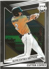 2022 Elite Extra Optic Cutter Coffey SP RC Rookie Boston Red Sox
