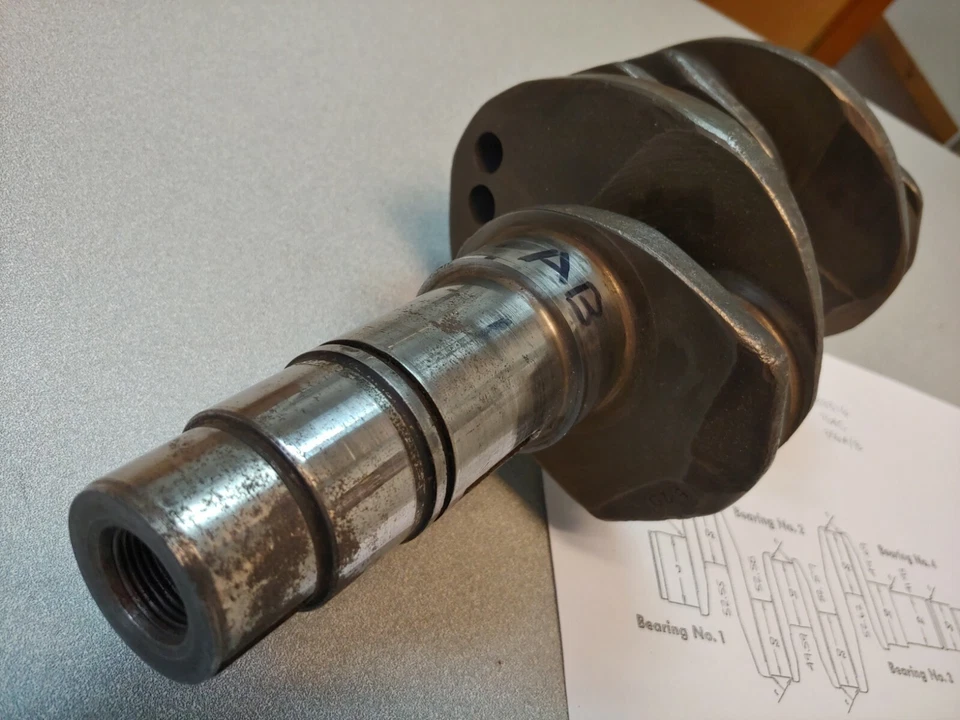 USED ORIGINAL GENUINE PORSCHE 356A 356B 1958-63 CRANKSHAFT .50/.50 683316 NLA - Изображение 4 из 4