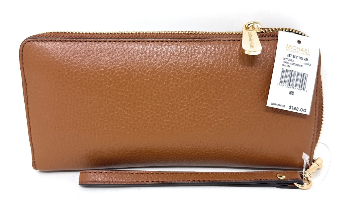 手元有♪Michael Kors☆Saffiano Zip Around Continental Wallet Michael Kors Jet Set Zip Around Saffiano Leather Continental