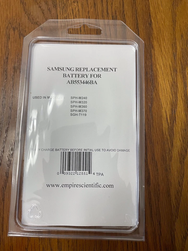 全新原始设备制造商三星 AB553446BA 电池 A645 A870 A837 M240 M270 M320 M360 M370 M400 — 第 2/2 张图片