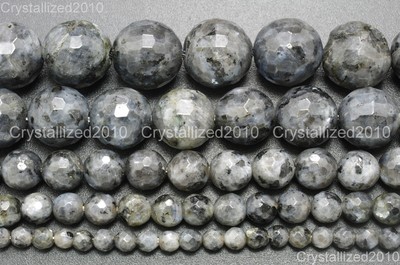 Perles Labradorite Naturelle Facettées Rondes – 12mm (lot De 2) Par Bearbeads