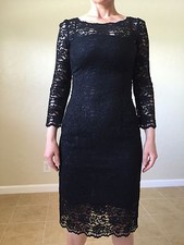 DOLCE & GABBANA LACE DRESS, SIZE 38