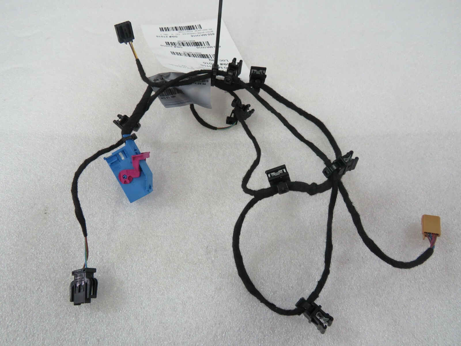 Lamborghini Huracan, LP610, LP580, RH, Door Wire Harness, Used, P/N 4T0971036