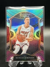 2020 Select Concourse #30 Duncan Robinson Prizms Teal White Pink SP /49 Heat