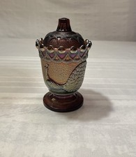 VTG Westmoreland Amethyst Carnival Glass Peac...