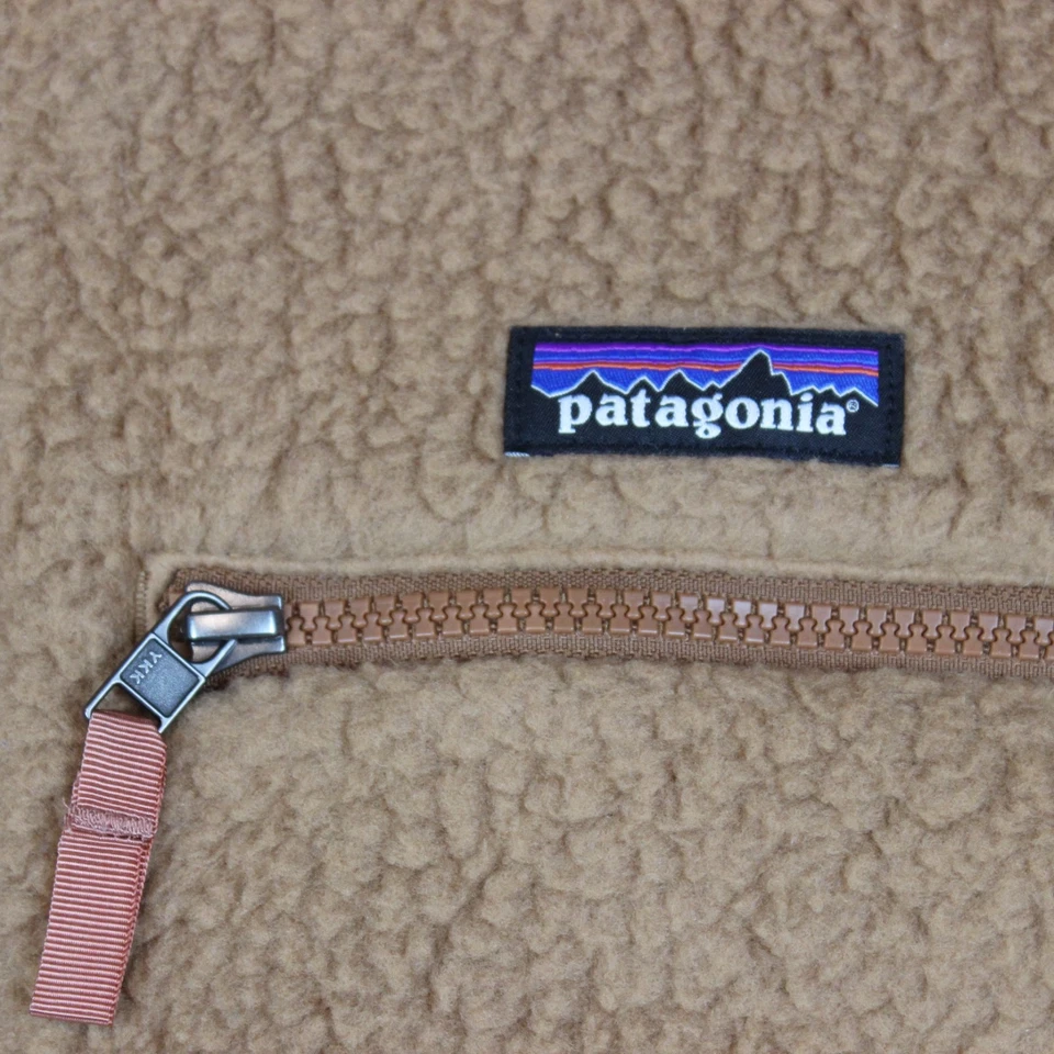 Suéter Pullover Patagonia Retro Pila Polar Marsupial Para Mujer Marrón Mediano Foto 4 de 4