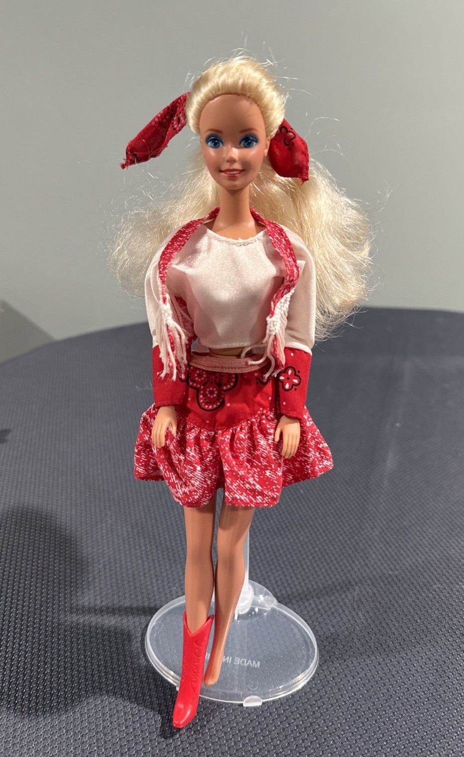 Vintage Barbie Trailblazin' Western Doll Special Edition Mattel 1991 One Boot