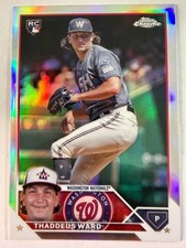2023 Topps Chrome Update Series Thaddeus Ward Refractor USC126 RC Rookie