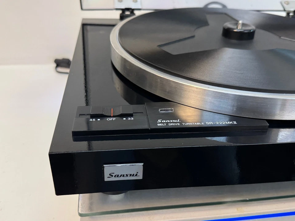 Sansui SR-222 MK ll vintage turntable / record player - Image 2 of 4