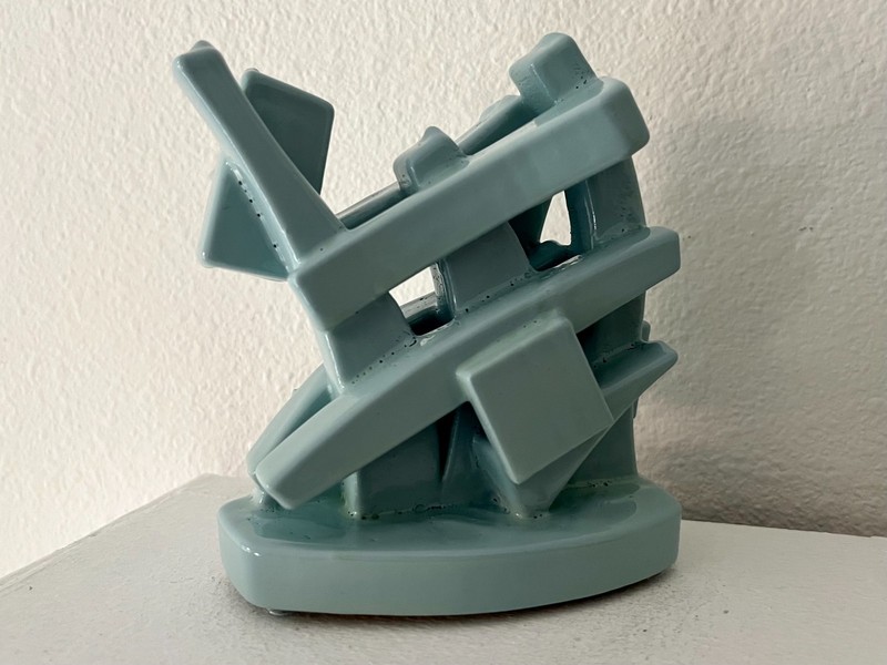 Original Abstract Sculpture No Reserve Neo Constructivism Cubism Modernism OOAK