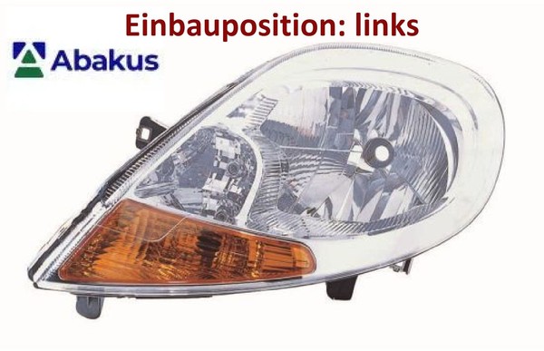 Abakus 551-1167L-LDEMY Hauptscheinwerfer Links Scheinwerfer-image