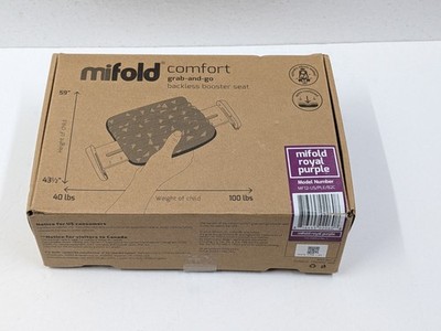 Mifold Comfort Grab and Go Booster (Royal purple)