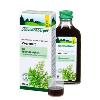 2x WERMUTSAFT Schoenenberger 200 ML