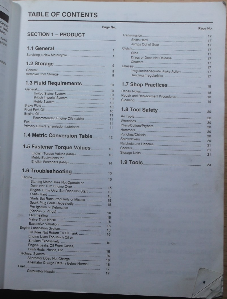 2001 HARLEY DAVIDSON XLH SPORTSTER 883 SERVICE SHOP REPAIR MANUAL