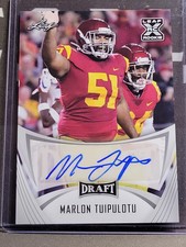 Marlon Tuipulotu 2021 Leaf Draft Rookie Autograph #BA-MT1