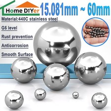 15.081mm 15.875mm 60mm 440C Stainless Steel Solid G5 precision Ball Bearings