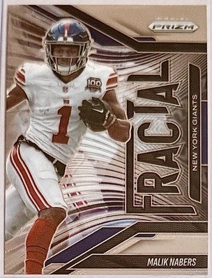 2025 Panini Prizm - Fractal Malik Nabers #3