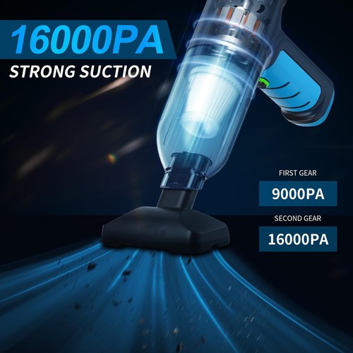 Portable Cordless 3 in 1 Handheld Vacuum, 16000PA Blow & Suction, 120W High P... - Picture 3 of 8