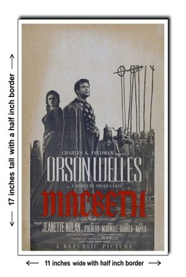Macbeth 1948 - 2 - 11x17 Poster Art Print