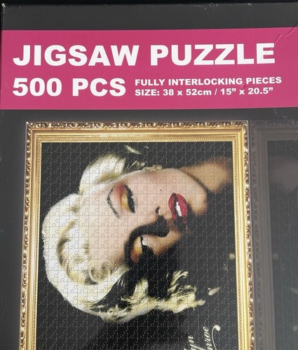 Marilyn Monroe 500 Pieces Jigsaw Puzzle Fully Interlocking Pieces 15”x20” NEW - Picture 9 of 9
