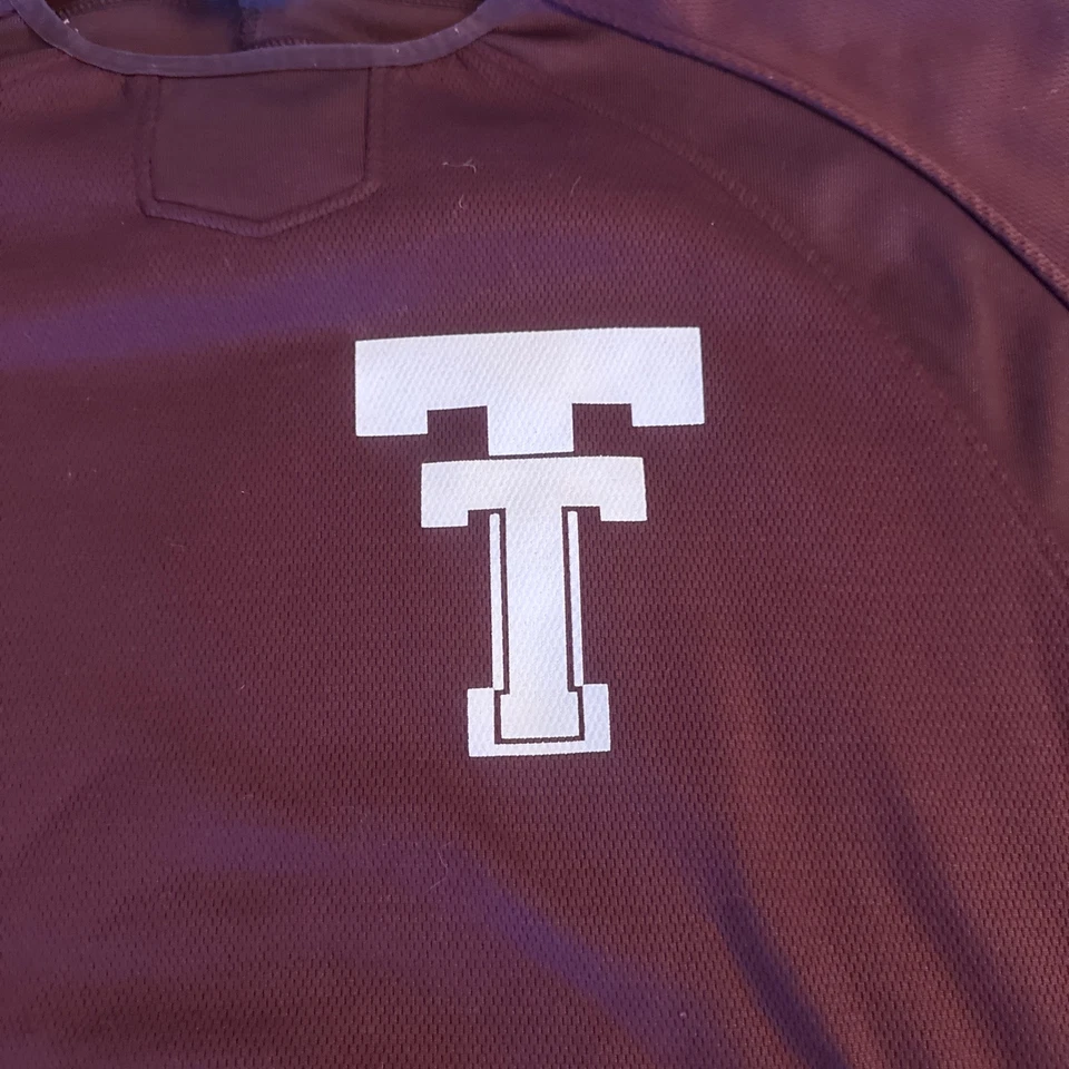 Texas Tech Rawlings Invierno Béisbol Calentamiento Manga Larga Camisa Hombre’s Grande L Foto 4 de 4