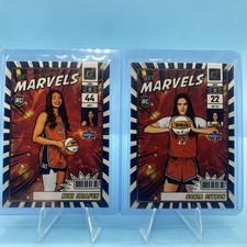 WNBA Net Marvels Kiki Iriafen #16 Press Proof (RC)+ Marvels Sonia Citron Mystics