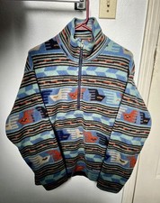 RARE Vintage Patagonia Synchilla Snap T Small Shapes Aztec